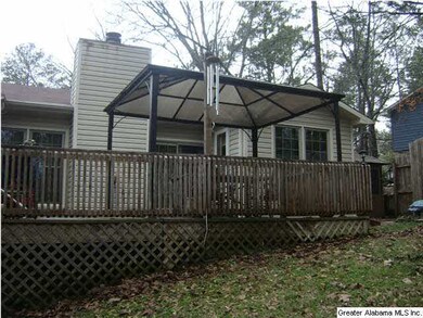 Large deck and fenced yard