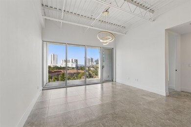 Spacious dining and living space