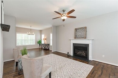 Enjoy cozy evening in front of the gas fireplace