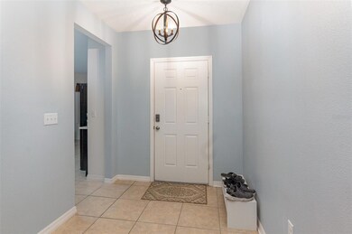 Spacious tiled Foyer.