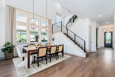 Spacious dining area