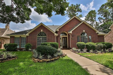 This home has a well manicured lawn and is in the