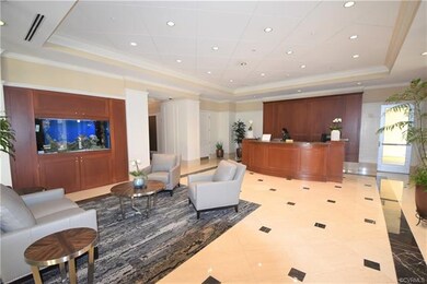 Elegant lobby with 24 hour 365 day security guard.