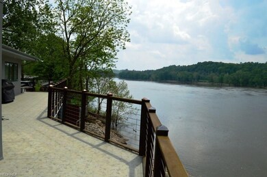 View from deck up River