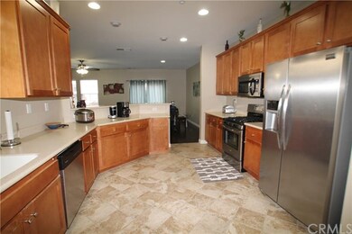 Large kitchen with new tile flooring! Home include