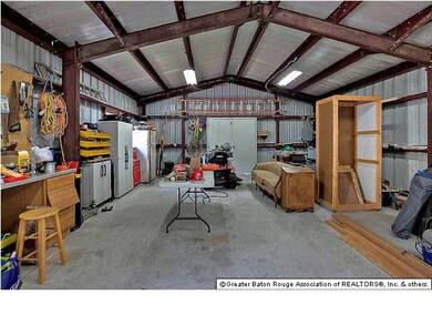 View of the inside of the workshop.
