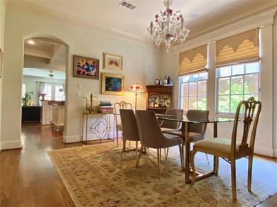 Formal dining. Chandelier has been removed and rep