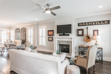 Spacious area with gas fireplace!