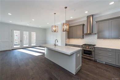 Open kitchen to the family room. Craftsman style w