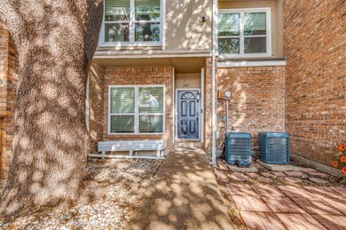 Property entrance with central AC