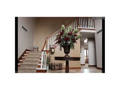 Notice the extra wide stairway!
