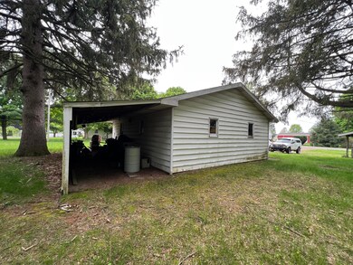 Back of garage