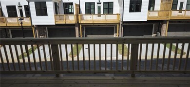 Deck with a garage