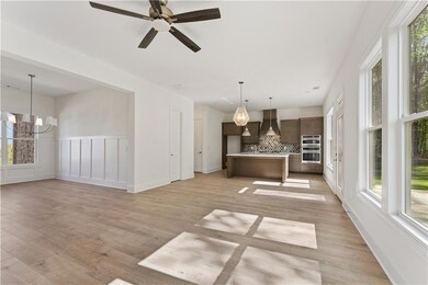 This is not the home under construction. This is the same plan, the Chatham.