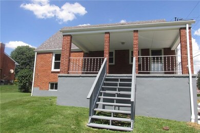 Rear view, showing the nice, large porch to sit on