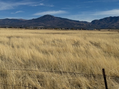 Mountain view with rural landscape