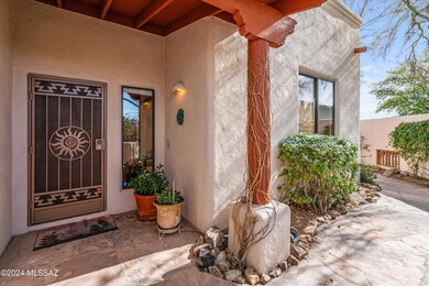 Front entry courtyard