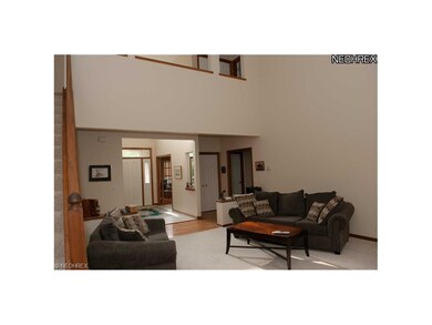Great room features 18ft. custom designed ceiling,