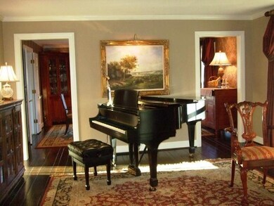Living Room is cozy and charming, yet large enough