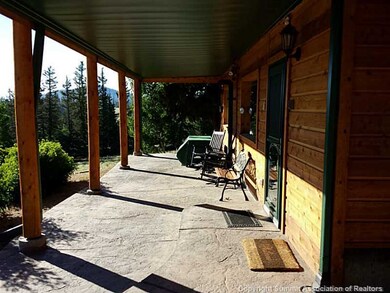 Exterior Front. Custom Patio