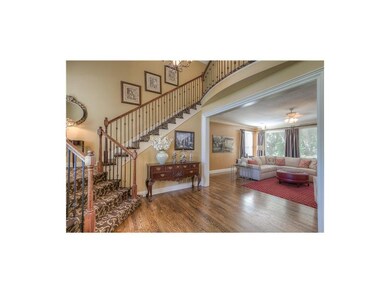 Stunning entry with vaulted ceilings and fabulous 