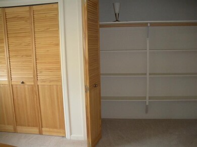Ample closet space in each of the bedrooms.