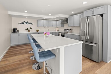 Large kitchen island