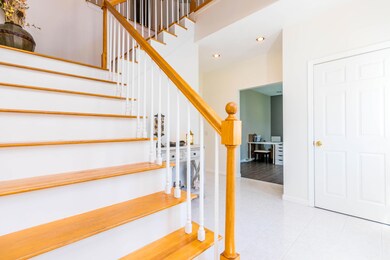 Foyer opens to home office