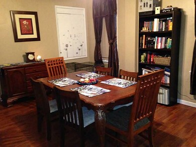 Dining Room. Built in storage cabinet in dining ar