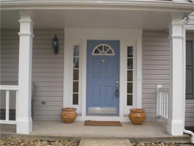 Exterior Front. Welcoming front door with sidelite