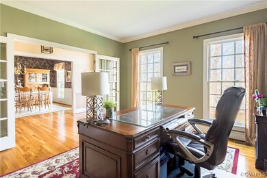 Double French doors and sound proof walls!  Truly