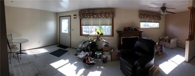 Living Room with gas fireplace.