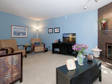 Another view of the living rooms shows its spaciou