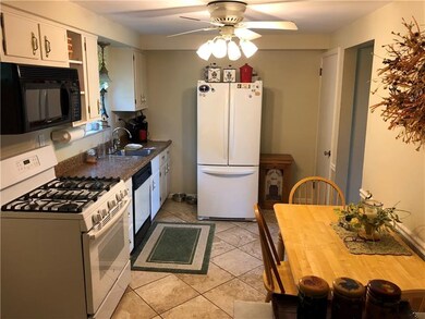 New ceramic tile and appliance make this kitchen a