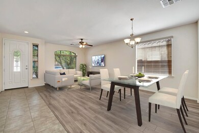 Dining room. Living room