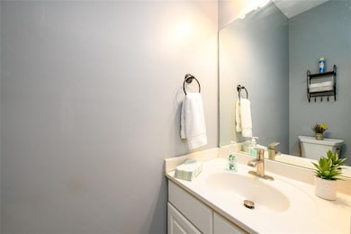 Half bath on  main