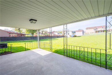 The covered patio is going to be one of your favor