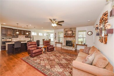 Open Main Floor Living Space; Stone Fireplace and 