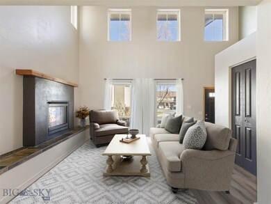Virtually Staged Living room.
