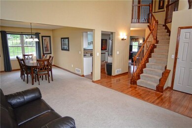 Open layout of this true custom built home.