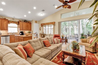 Vaulted ceilings; impact windows & doors!  Family