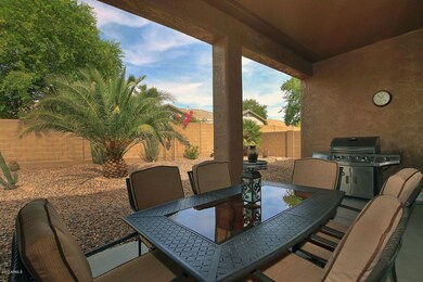 Large covered patio