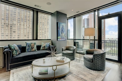 A closer look at the living area, filled with natu