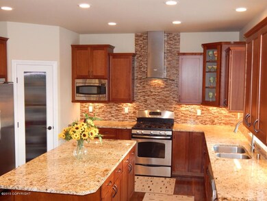 Kitchen With Granite Island