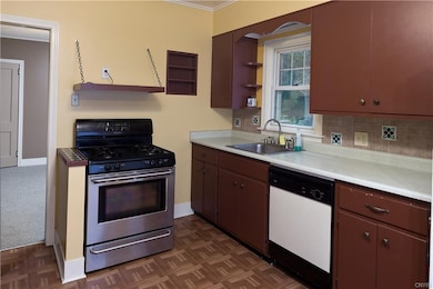 Another kitchen view - note the new windows throug