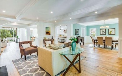 Exquisite yet durable French oak flooring runs thr
