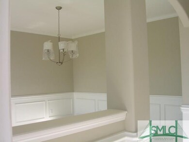 Interior view of formal dining room from entry foy
