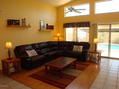 Family Room with media niche