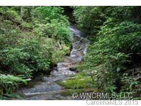 waterfall on adjoinin property
