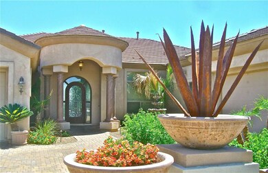 Entrance to the resort